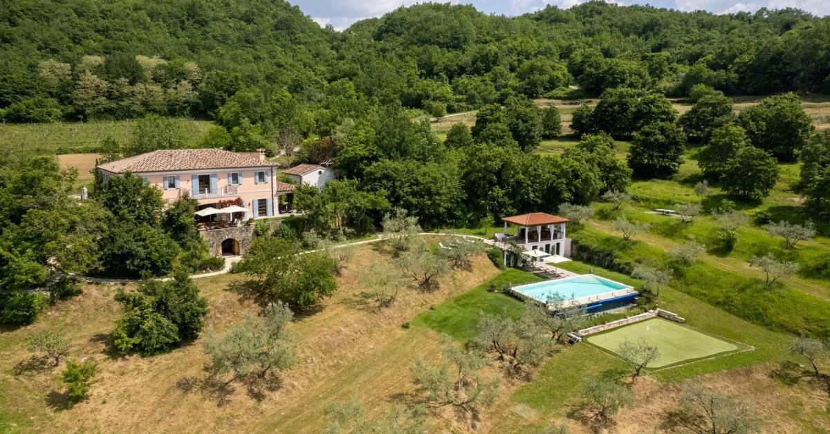 Many Croatian villas with pools are famous