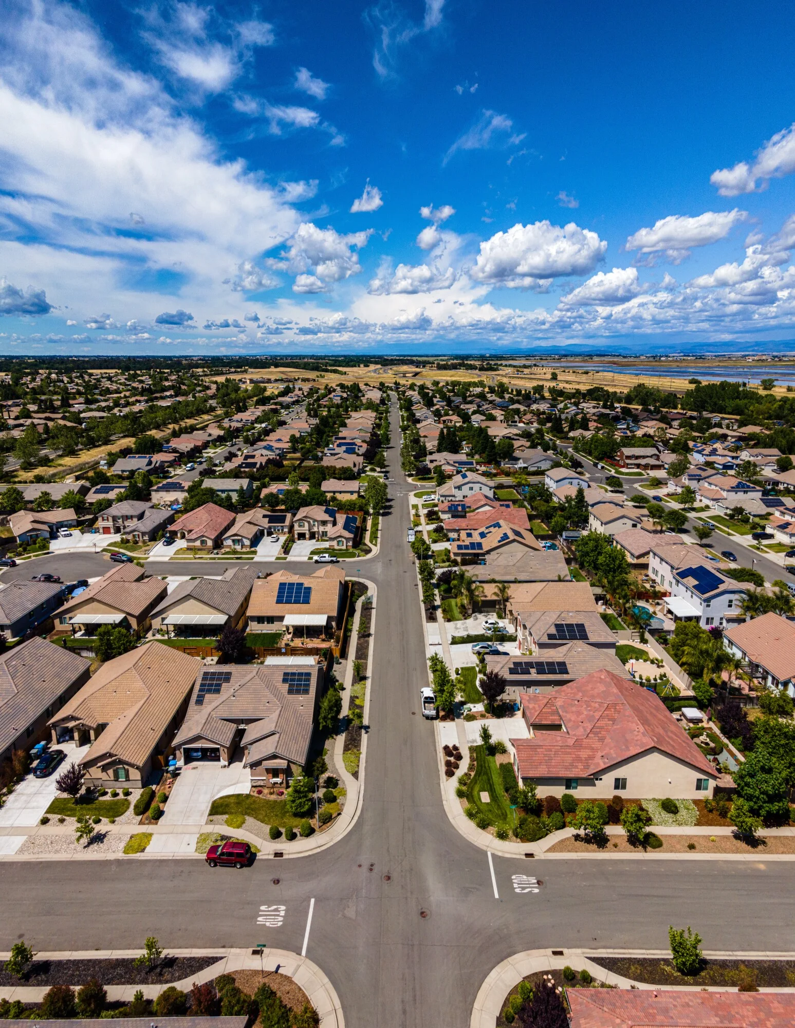 modern neighborhood