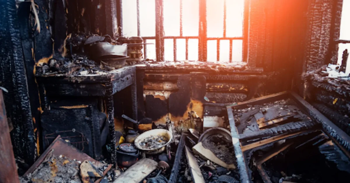 fire damage in Los Angeles