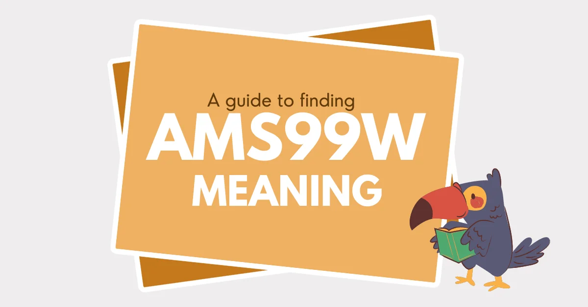 ams99w meaning