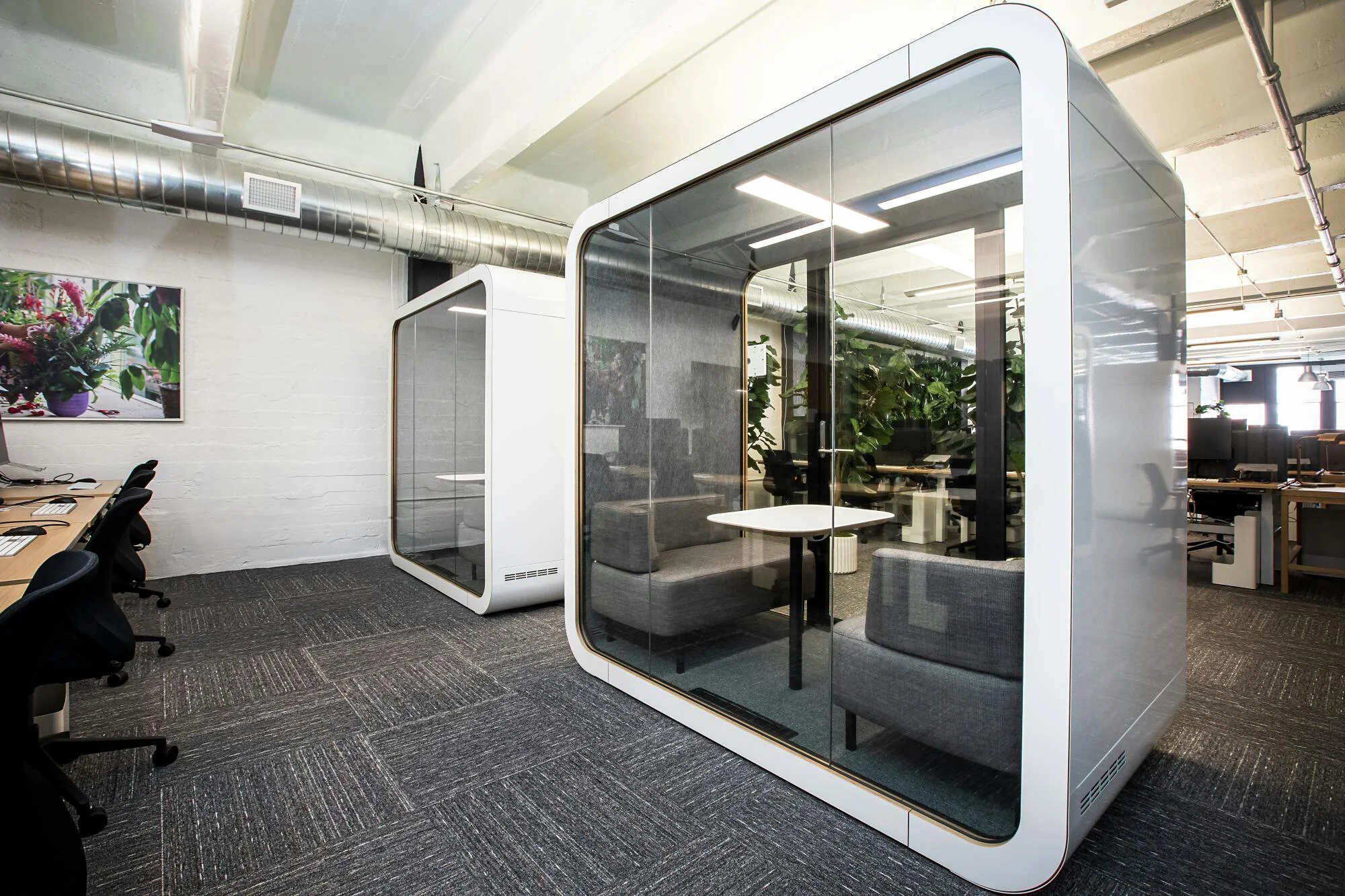 office booth