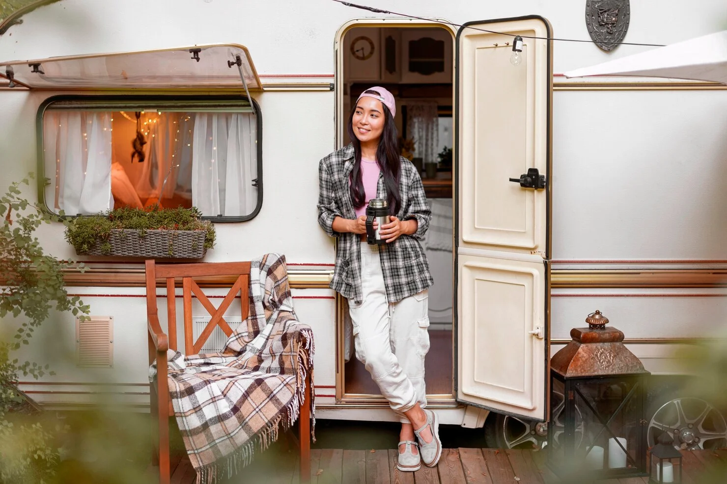 Motorhome and Caravan