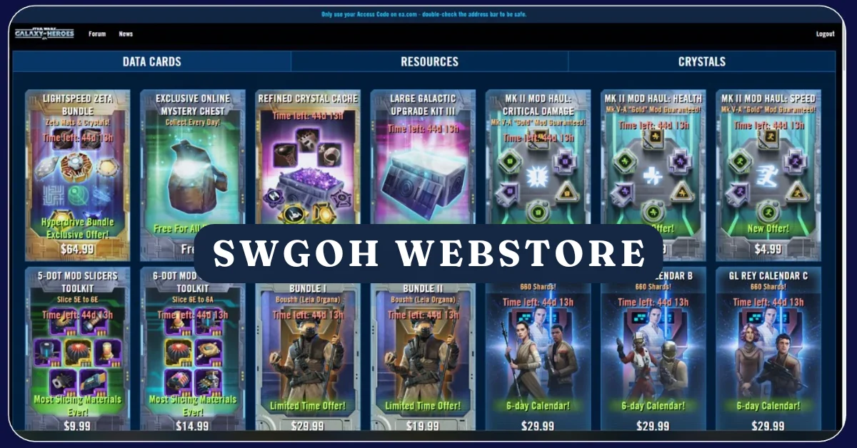 swgoh webstore