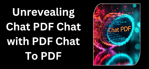 CHAT WITH PDF CHAT TO PDF