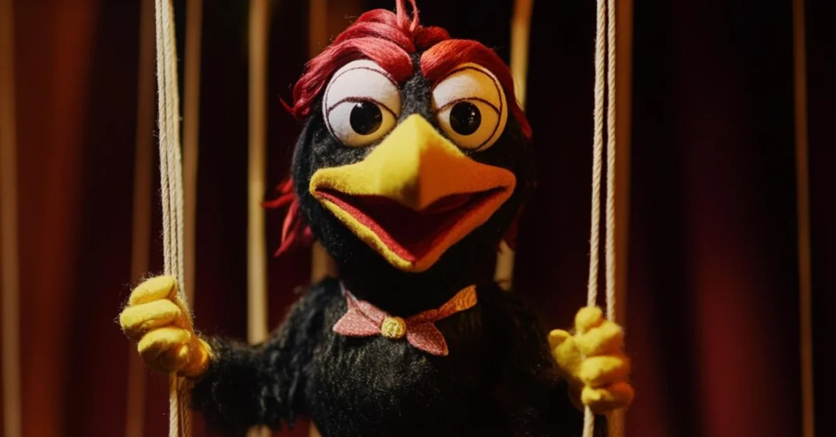 muppet with long hooked beak