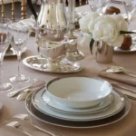 an elegant Wedgwood tableware set