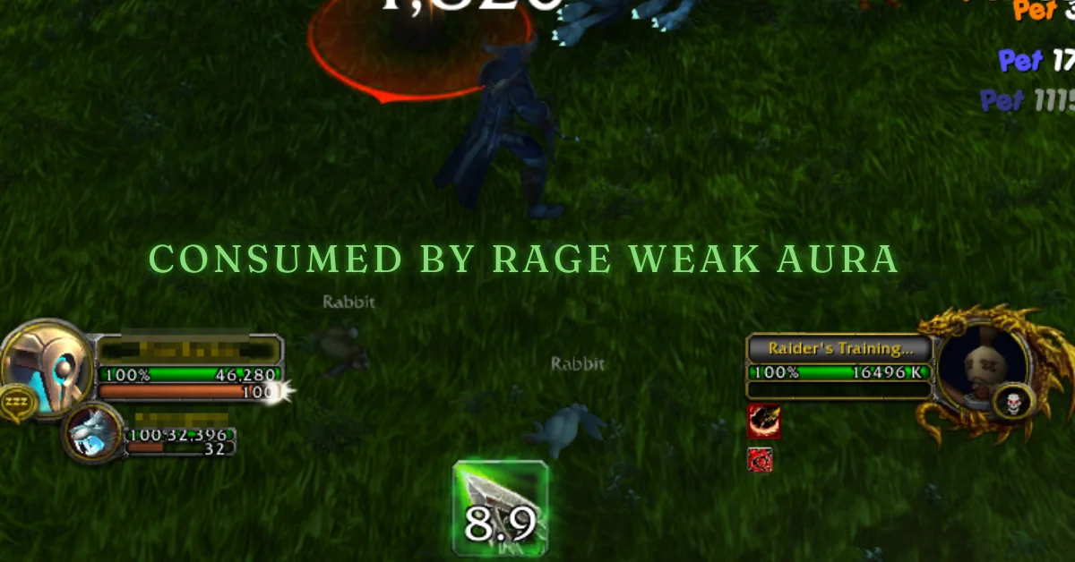 consumed by rage weak aura