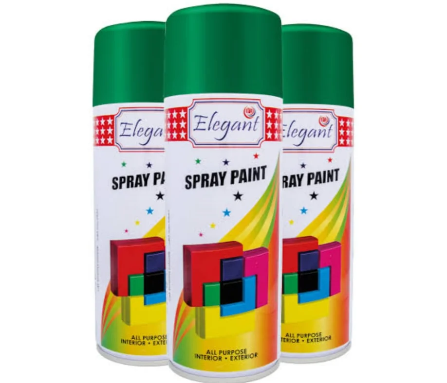 green spray paint