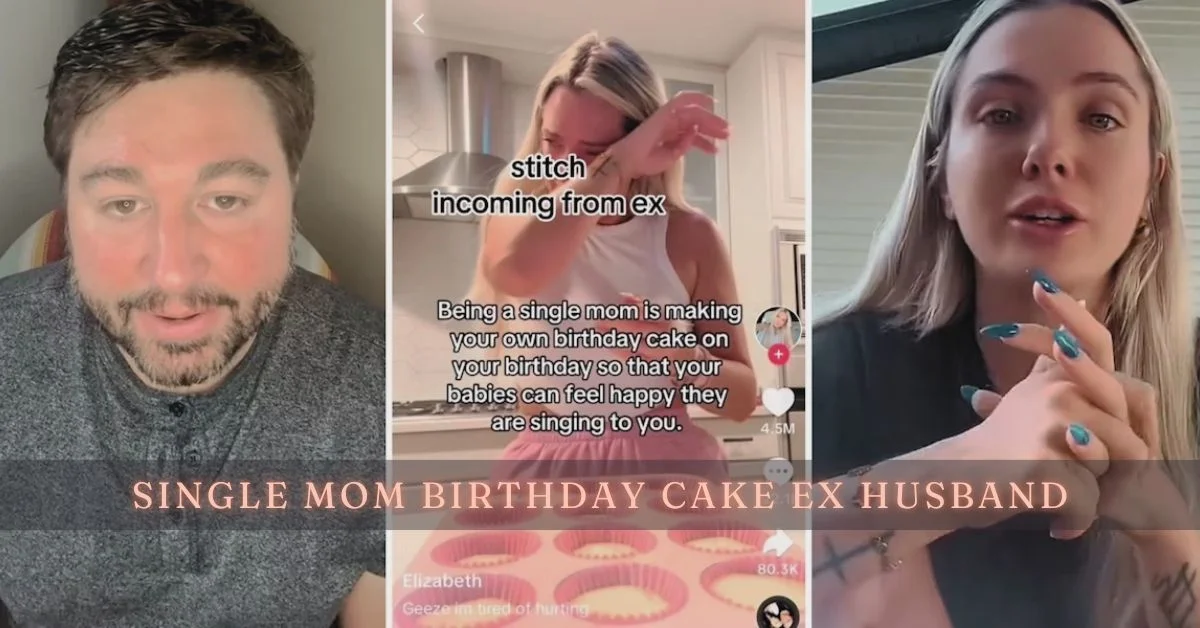 single mom birthday cake ex husband