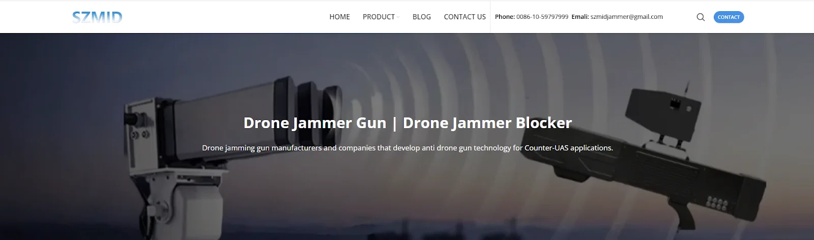 Drone Jammer Gun