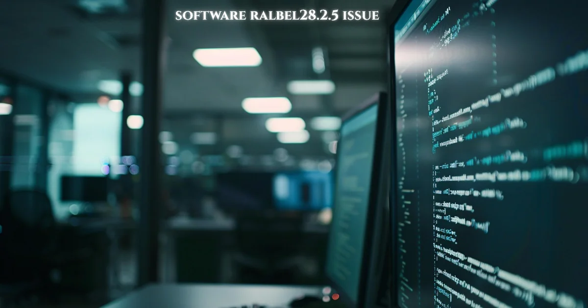 software ralbel28.2.5 issue