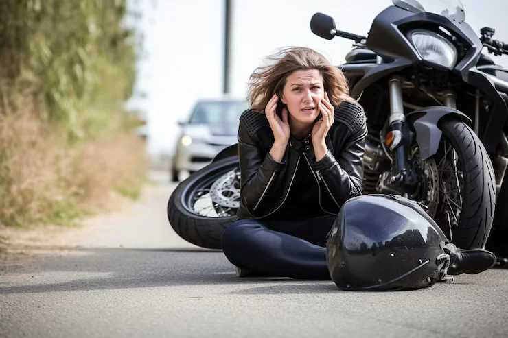 Motorcycle crash